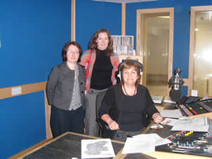 Bernadette Moloney (Kilkenny Environmental Awareness Officer) with Fionnghuala Ryan (County Carlow Environmental Awareness Officer) with radio host Sue Nunn